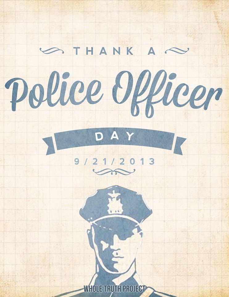 thank a police officer today
